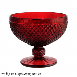 588-505 Набор из 6 креманок в под.уп.(х4)Стекло
