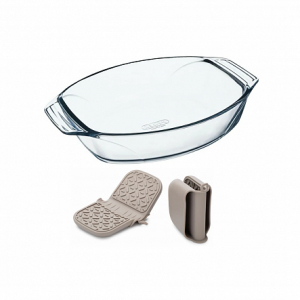 Форма для выпечки IRRESISTIBLE 4л 39x25x7см  2 прихватки в подарок