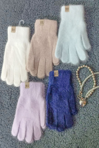 Перчатки для девочки 6068, шерсть (цвета в ассортименте)