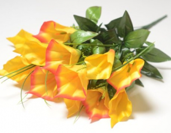 Искусственные цветы, Ветка в букете калла 14 голов (1010237)