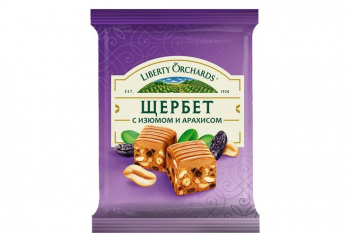 «Liberty Orchards», щербет с изюмом и арахисом, 140 г