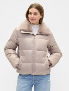 100% Recycled Relaxed Short Puffer Jacket