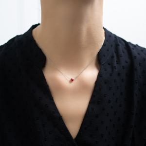 Подвеска с цепочкой Cuoro Rosso