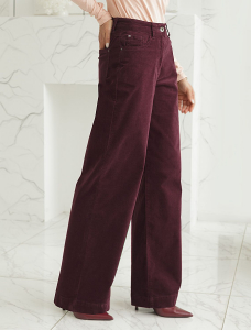 Брюки из эластичного микро-вельвета