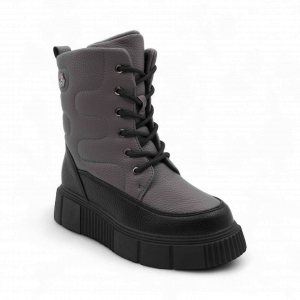 Сапоги на меху 3100В-4 серые