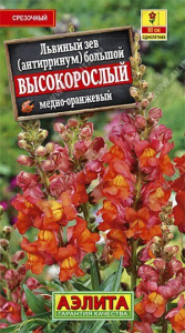 Семена Львиный Зев Высокорослый медно-оранжевый Ц/П