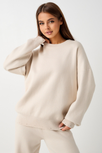 Костюм вязаный теплый с брюками и кофтой #2