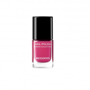Лак для ногтей Bright Collection Relouis розовый тон 03 цветок фуксии глянцевый блеск