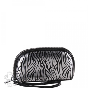 Косметичка 7100-3 black silver Velina Fabbiano-Safenta