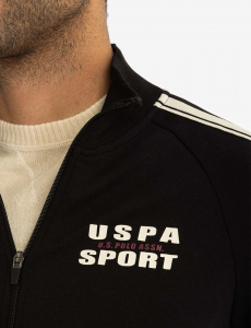 USPA SPORT FULL ZIP RAGLAN SLEEVE TRACK JACKET