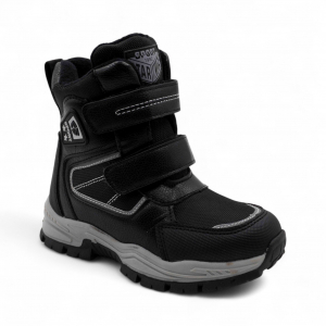 Ботинки мембранные на меху А6671-1 черные