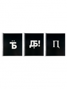 Тетради Calligrata «Русские иероглифы», 3 штуки, 96 листов, на гребне, обложка из мелованного картона