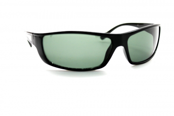 Мужские солнцезащитные очки спорт - A014 E7 черный глянец