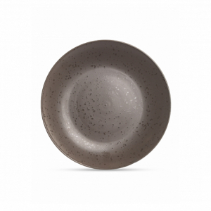 Тарелка обеденная DROPS серо-коричневый 24.8см