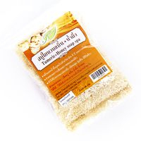 Спа-мыло «Куркума+мёд» в натуральной люффе 85 гр / Turmeric+Honey spa soap 85 gr