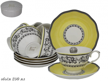 105-914 Чайный набор 12пр. 250 мл PROVENCE  в под.уп.(х6)Фарфор