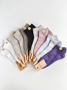 Носки женские укороченные теплые  (10 пар ) арт. СС26116