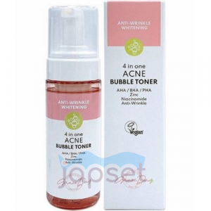 Grace Day 4 In One Acne Bubble Toner Пузырьковый тонер для проблемной кожи, склонной к воспалениям с экстрактом центеллы азиатской, цинком и ниацинамидом, 150 мл