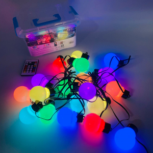 Гирлянда уличная Лампочка с солнечной батареей (арт. A614-28)