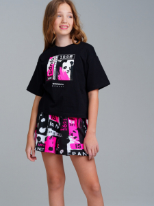 Комплект для девочки: футболка, шорты