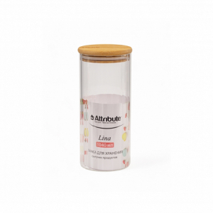 Банка для хранения сыпучих продуктов LINA 1040мл