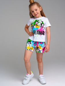Комплект для девочки: футболка, шорты