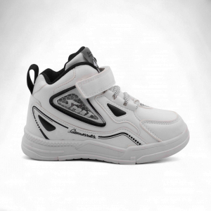 Кроссовки детские высокие В1650-2В белые