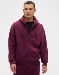 Vintage Soft Oversized Zip Hoodie