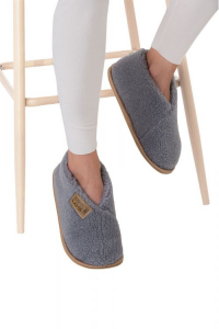 ТЕПЛУШИ  меховые цвет СЕРЫЙ (ЭВАПЛАСТ)