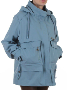 F-001 GRAY/LT. BLUE Ветровка женская (65% хлопок, 35% полиэстер)