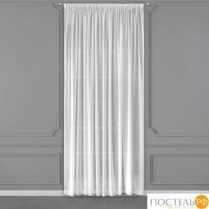 CASSIA ЕСЕНИЯ бел Тюль на шт.ленте 500х300, 1пр, плстр.