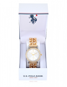 LADIES CLASSIC GOLD LINK BRACELET WATCH