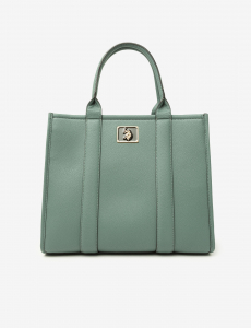 USPA BOX TOTE WITH CROSSBODY STRAP