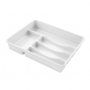 Лоток для столовых приборов пластмассовый 37х30х6,5см (Россия)