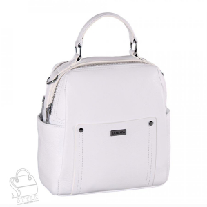 Рюкзак женский кожаный 99353-2 white Velina Fabbiano-Safenta/20