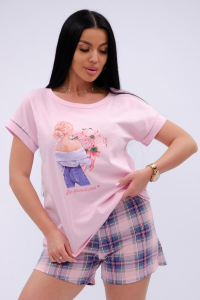 Пионы пижама женская