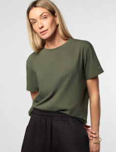 Футболка из премиального хлопка с эластаном