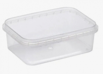 Банка прямоуг.+крышка 280мл 1544