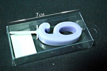 128-074 Свеча  Цифра девять  в под.уп.(х480) Парафин