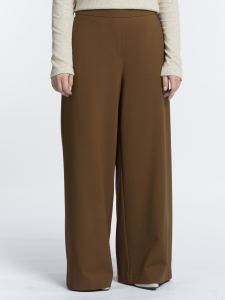 Брюки палаццо из вискозного трикотажа