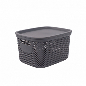 Корзинка NICKEL тёмно-серая 6л 21.7х26.7х15.2см