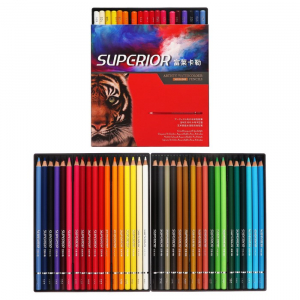 Карандаши цветные акварельные 36 цветов, в картонной коробке WCP-36