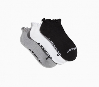 3-Pack Ruffle Quarter Socks