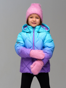 Комплект для девочки: шапка, варежки