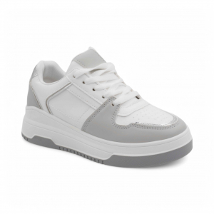 Женские кроссовки В17-4 бело серые