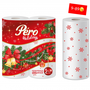 Pero Holidays Бумажные полотенца 2сл 2 рулона