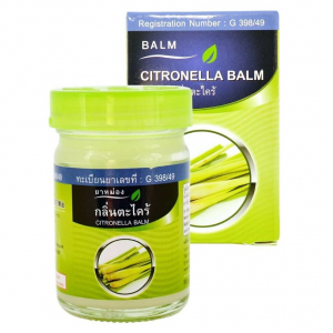 Тайский бальзам с лемонграссом для массажа. Green Massage  Lemongrass Balm  50 gr