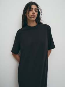 Платье-футболка из трикотажа