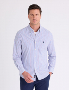 LONG SLEEVE COTTON STRETCH MADRAS SHIRT