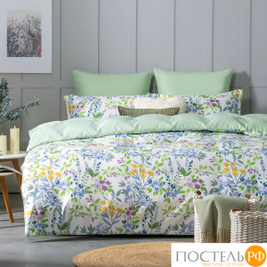 CASSIA ЛИРИО КПБ 145х215-1/180х220-1/50х70-2, 4 пр.,бамб/хл
